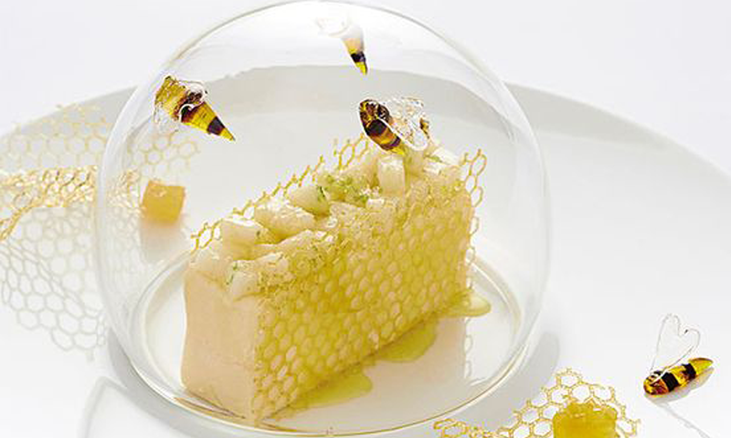 honey icecream french cuisine fine dining 