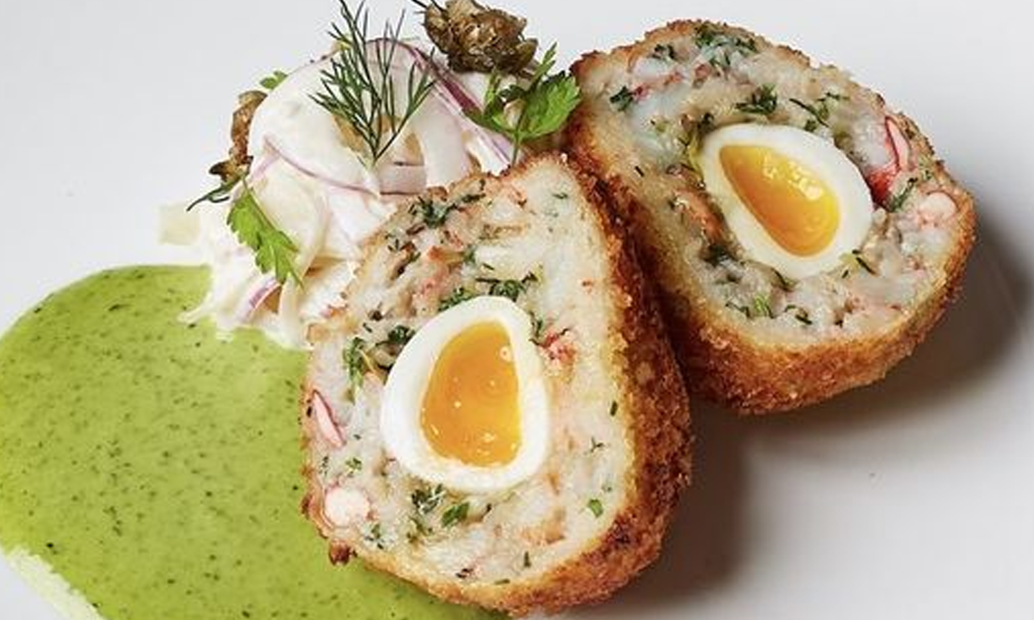 scotch eggs french cuisine fine dining 