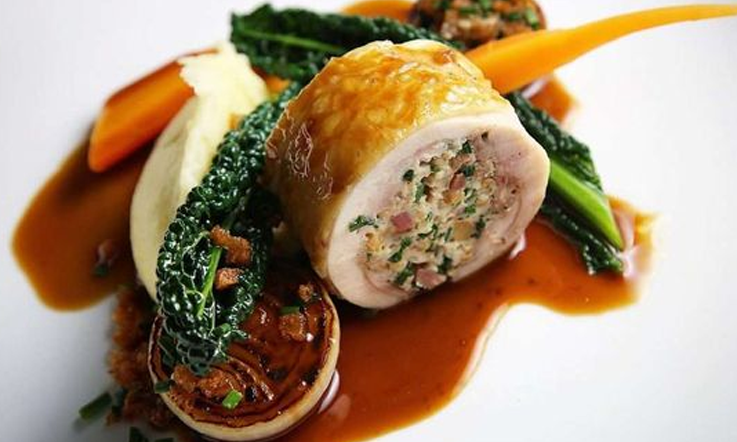 stuffed chicken french cuisine fine dining 